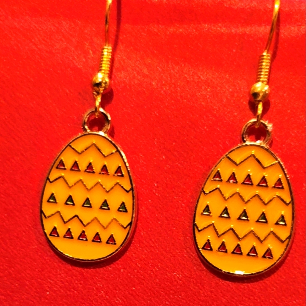 Yellow Easter Earrings